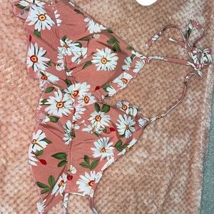 backless floral top